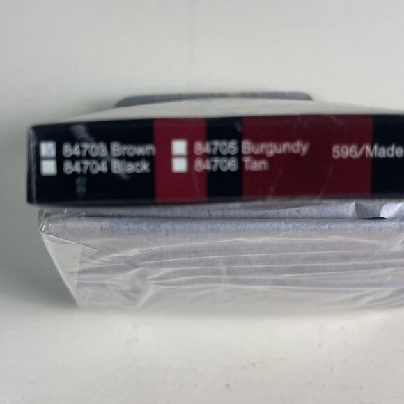 SEALED!!!!! 32 Card Genuine Leather Brown Credit Card Case Brand New - Picture 3 of 3